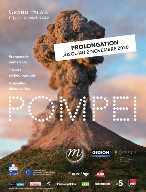 Prolongation de l'exposition POMPÉI jusqu'au 02.11.2020